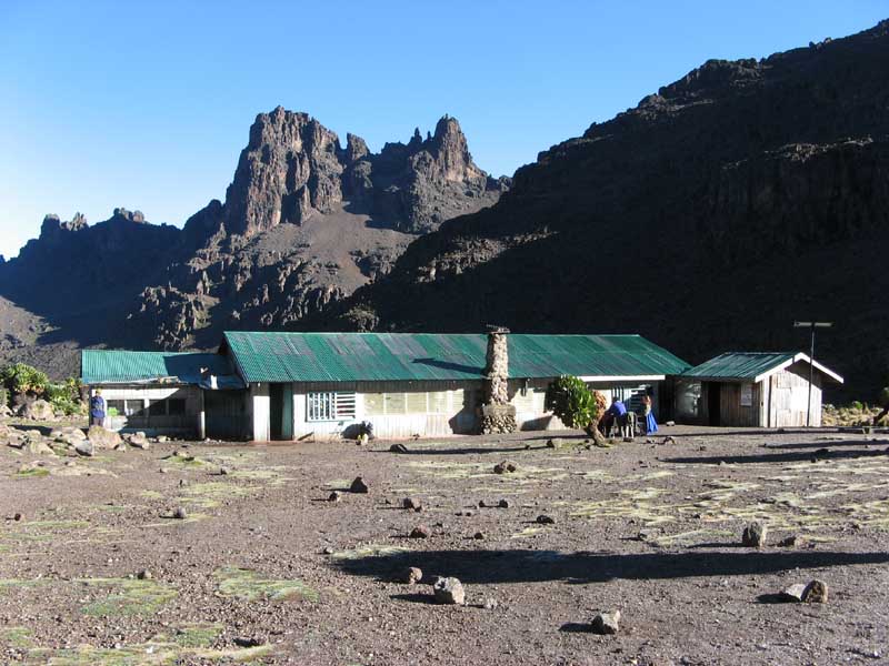 Shiptons Camp high altitude accommodation Mount Kenya Kenya