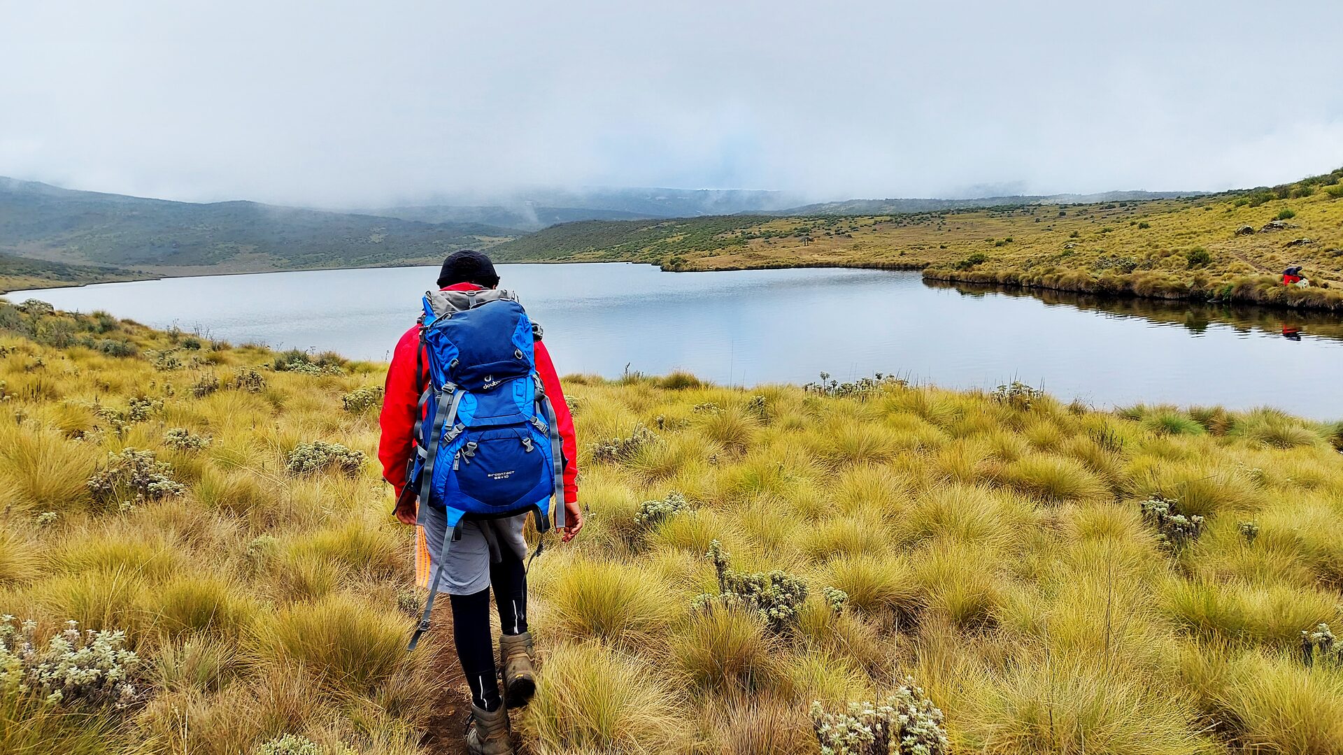 Mount Kenya hiking trips to Lake Ellis and scenic mountain trails
